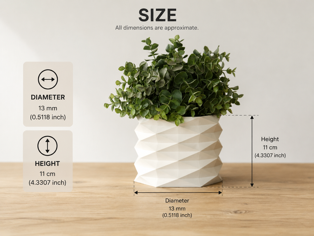 Diamond Inverse Planter