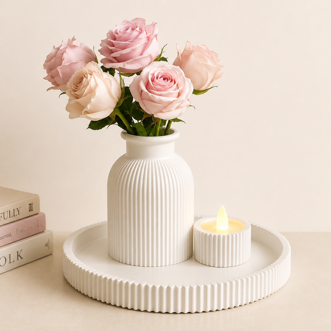 Flower and Candle Pot