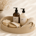 Oval Bathroom Vanity Tray